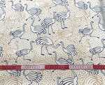 Canvas gold ostrich Oeko-Tex 100