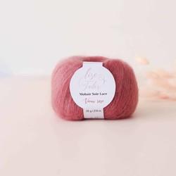 Mohair et soie vieux rose Lise Tailor