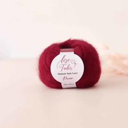 Mohair et soie prune Lise Tailor