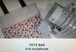 Atelier sac 100% a la surjeteuse